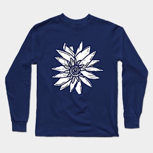 Sunflower drawing Long Sleeve T-Shirt